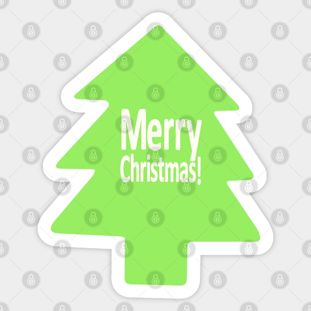 christmas tree - green Sticker by persa